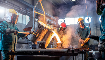 pièces moulées statiques