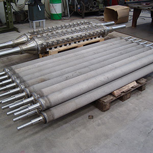 Rouleaux pour fours de traitement